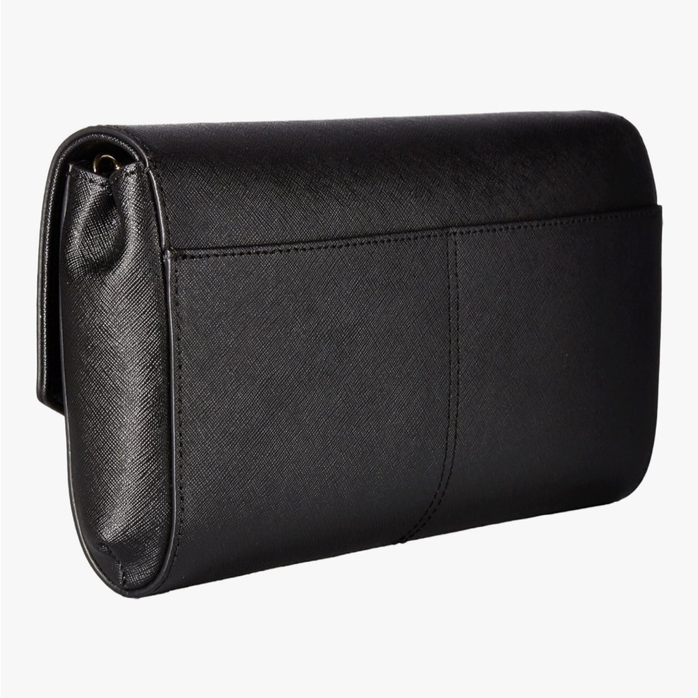 NEW Calvin Klein Cindy Saffiano Clutch Shoulder Bag β Black π€ - Picture 4 of 12